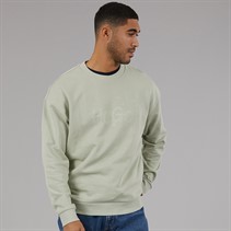 HUGO Herren Nierofix Sweatshirt Open Green