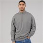 HUGO Herre Durty244 Halv lynlås sweatshirt Dark Grey