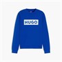 HUGO Herren Niero Sweatshirt Open Blue