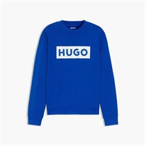 HUGO Herren Niero Sweatshirt Open Blue