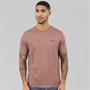 HUGO Herre Dero222 T-shirt Light/Pastel Brown