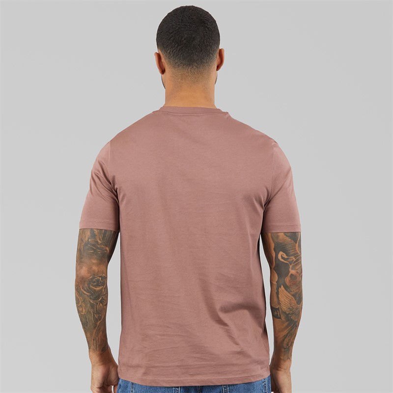 HUGO Herre Dero222 T-shirt Light/Pastel Brown
