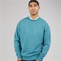 HUGO Herre Nierofix Sweatshirt Turquoise/Aqua