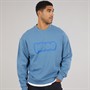 HUGO Mens Newirex Sweatshirt Open Blue