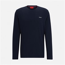 HUGO Herre Derol T-shirt Dark Blue