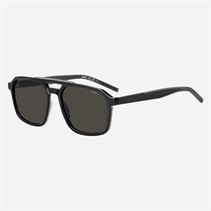 HUGO Mens Rectangular Sunglasses Grey