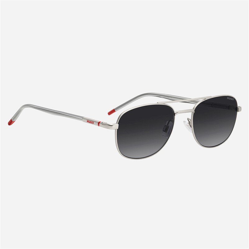 HUGO Mens Navigator Sunglasses Matte Palladium