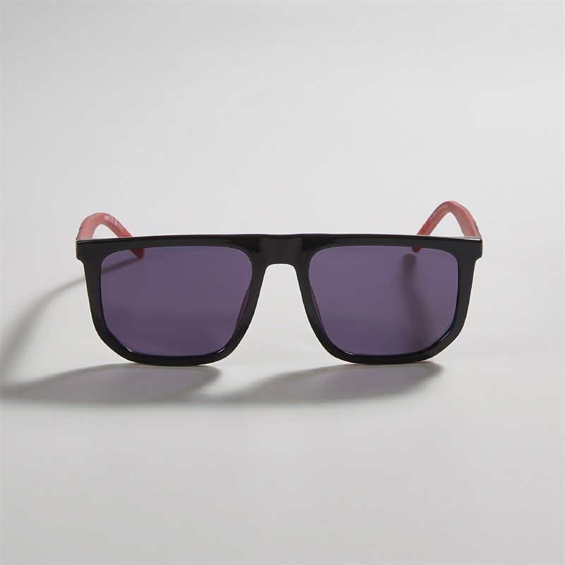 HUGO Mens Rectangular Sunglasses Black
