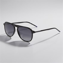 HUGO Mens Rectangular Sunglasses Black