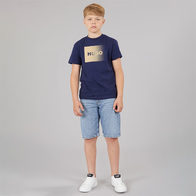HUGO Boys T-Shirt Navy