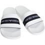 Emporio Armani Junior Boys Slides White/Black