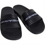 Emporio Armani Junior Boys Slides Black/White