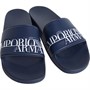 Emporio Armani Męskie Slides Slider Sandały Granatowy