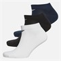 Emporio Armani Mens Three Pack Trainer Socks White/Black/Navy