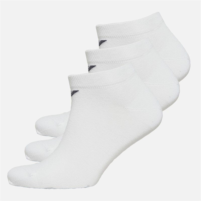 Emporio Armani Mens Three Pack Trainer Socks White