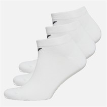 Emporio Armani Mens Three Pack Trainer Socks White