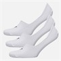 Emporio Armani Mens Three Pack Trainer Liners White