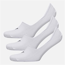 Emporio Armani Mens Three Pack Trainer Liners White
