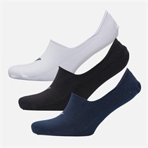 Emporio Armani Mens Three Pack Trainer Liners White/Black/Navy
