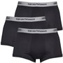 Emporio Armani 3 Pack Trunks Homme Noir