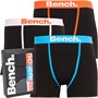 Bench Mens Alain Three Pack Boxers Black