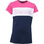 Bench Girls Yanet T-Shirt Pink/White/Navy