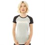 Bench Womens Trina T-Shirt Light Grey Marl