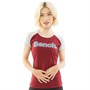 Bench Womens Trina T-Shirt Burgundy