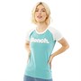 Bench Womens Trina T-Shirt Turquoise