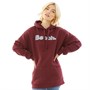 Bench Womens Dayla Oversized Hoodie Burgundy