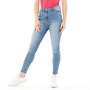 Bench Damskie Luisa Jeansy Skinny Mid Niebieski