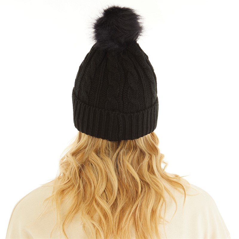 Bench Womens Ivanna Bobble Hat Black