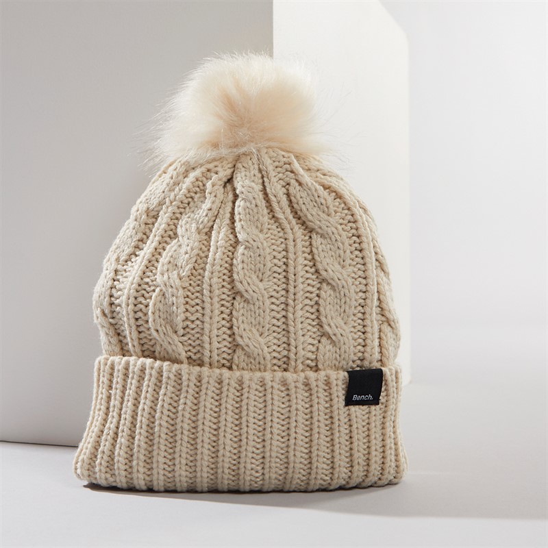 Bench Muts met Pompon Ivanna Crème Dames