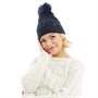 Bench Womens Ivanna Bobble Hat Navy