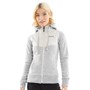 Bench Womens Hayley Knit Zip Through Hoodie Ecru Marl