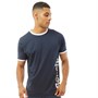 Bench Herren Navi Ringer T-Shirt Navy