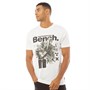 Bench Mens Fontaine Crew Neck T-Shirt White