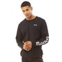 Bench Mens Cavani Raglan Long Sleeve T-Shirt Black