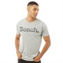 Bench Tee-Shirt Leandro Homme Gris Clair Chiné