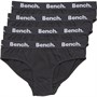 Bench Womens Audra Four Pack Briefs Black