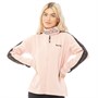 Bench Womens Lauryn Wrap Zip Through Sweatshirt Pink