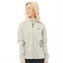 Bench Womens Haylo Wrap Zip Through Sweatshirt Grey Marl