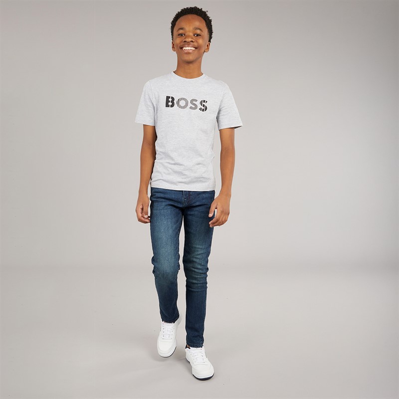 Bench Junior Carson Jeans in Slim Passform Blau