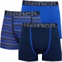 Bench Mens Merton Three Pack Boxers Purple/Striped