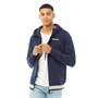 Bench Mens Marx Zip Through Hoodie Navy