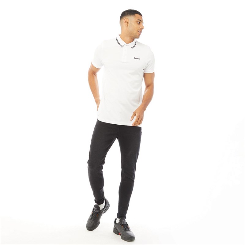 Bench Mens Gruff Polo White