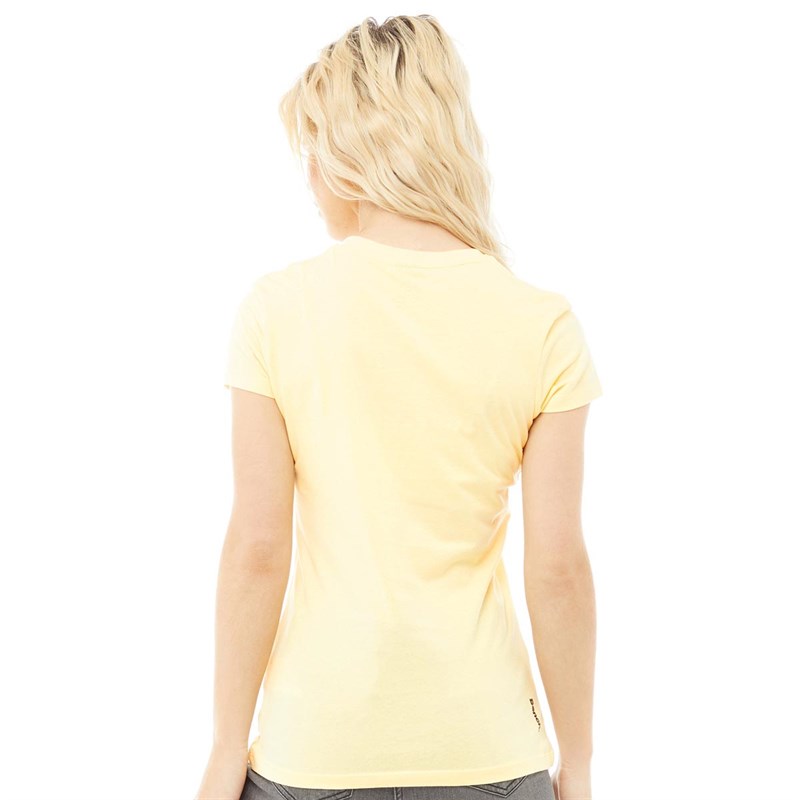 Bench Womens Leora T-Shirt Yellow