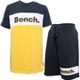 Bench Boys Bronte Shorts And T-Shirt Set Yellow/Navy