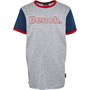 Bench Jongens Tamoor Ringer T-shirts Gemeleerd Lichtgrijs