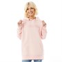 Bench Sweats à Capuche Dayla Oversized Femme Rose Clair